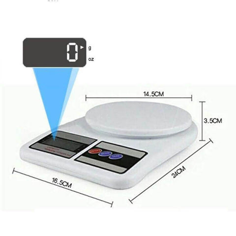⚖️✨ Digital Kitchen Weighing Scale | Multipurpose Electronic Scale with Backlit LCD for Food, Cake, Fruits & More 🍰🍎🥦