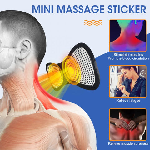 Digital Electric Mini Massager – Portable EMS Pain Relief & Muscle Relaxer ⚡
