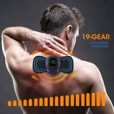 Digital Electric Mini Massager – Portable EMS Pain Relief & Muscle Relaxer ⚡