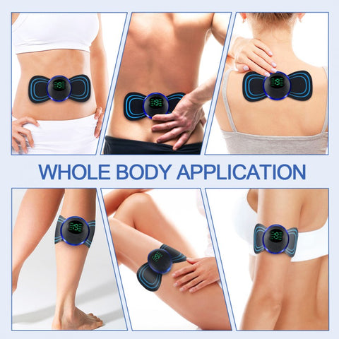 Digital Electric Mini Massager – Portable EMS Pain Relief & Muscle Relaxer ⚡