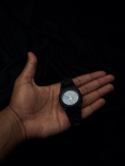 Arabic Aura Marble Watch – Elegant & Stylish ⌚