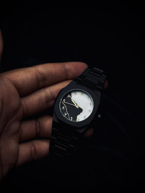 Arabic Aura Marble Watch – Elegant & Stylish ⌚
