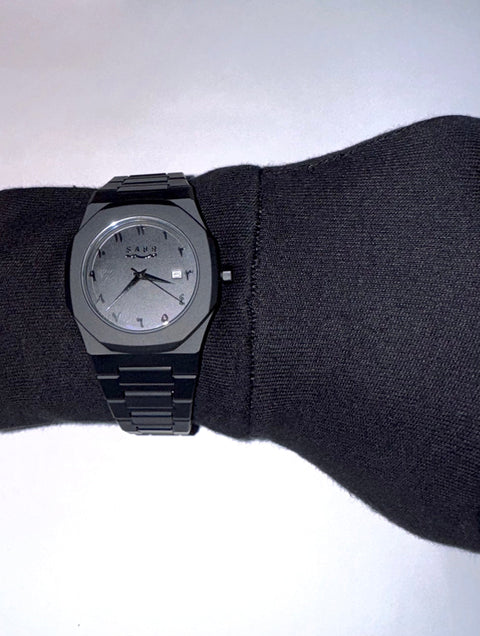 Arabic Aura Watch with Date 🕰️