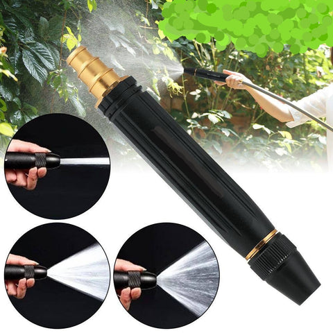 💦 Portable High-Pressure Water Sprayer Nozzle | Adjustable Metal Jet Spray for Car Wash, Garden & Cleaning 🌿🚗