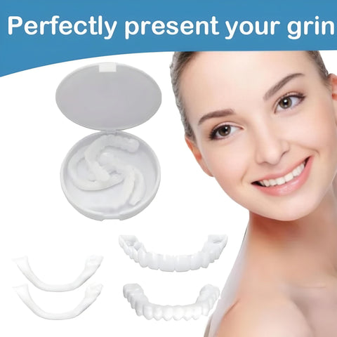 🦷 Instantly Transform Your Smile – Snap-On Veneers! 😁