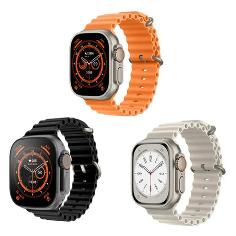 T800 Ultra Smart Watch Series 8 1.99" Bluetooth Call Smartwatch Heart Rate Sleep Monitoring IP67 Waterproof Wireless Charging Watch